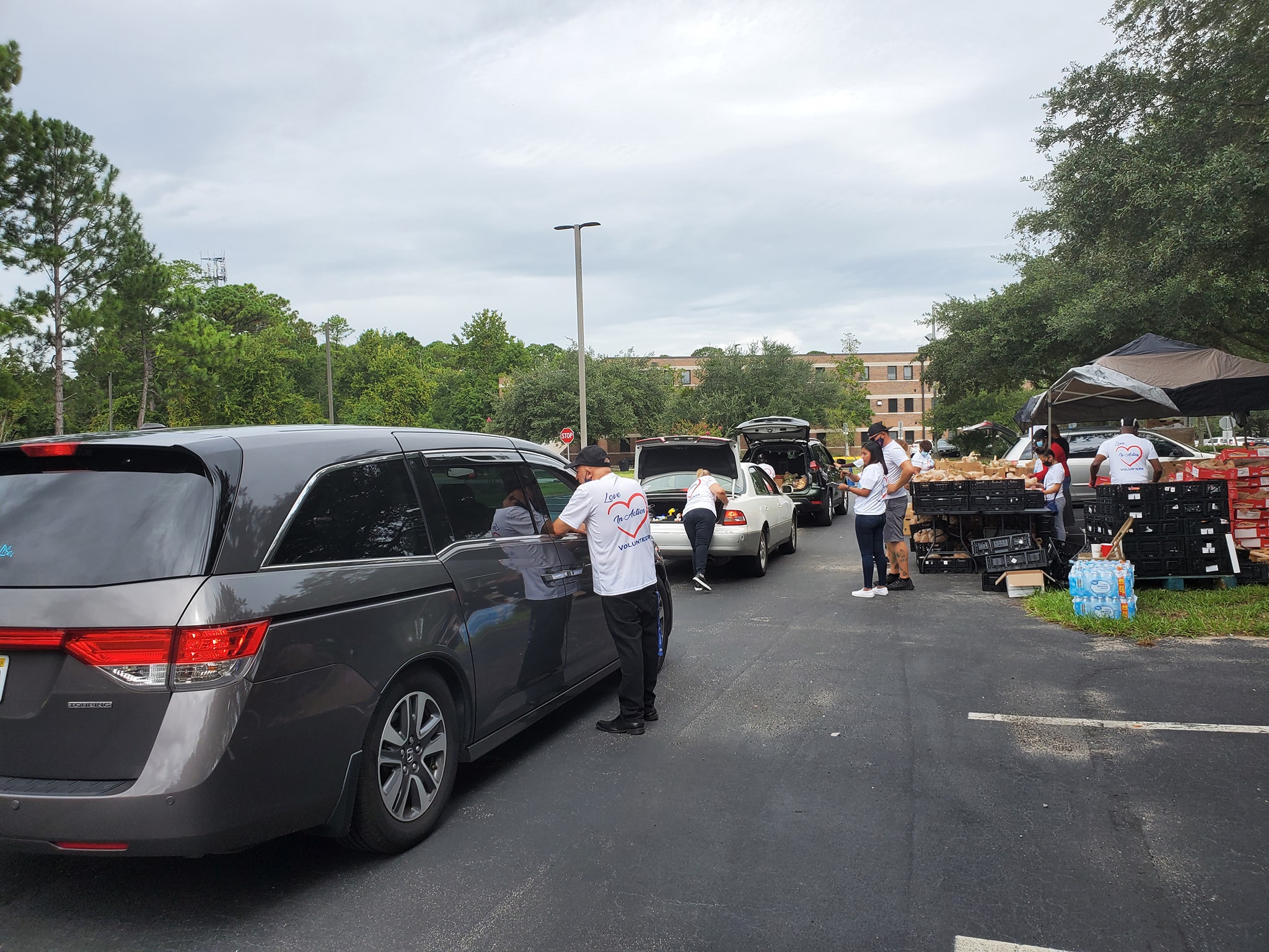 Food distribution event
